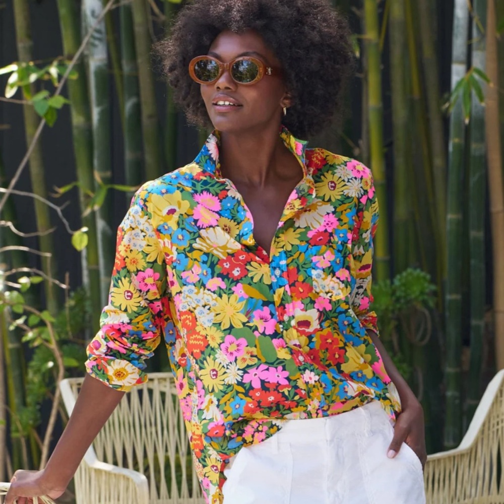 Frank & Eileen Floral Button Down Shirt - Multicolor